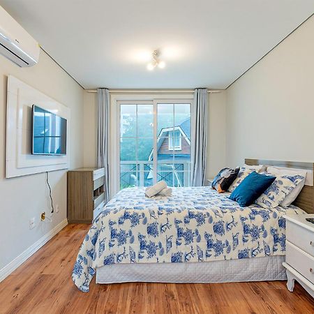 Incrivel Apartamento A 500M Da Rua Coberta Gramado Dış mekan fotoğraf
